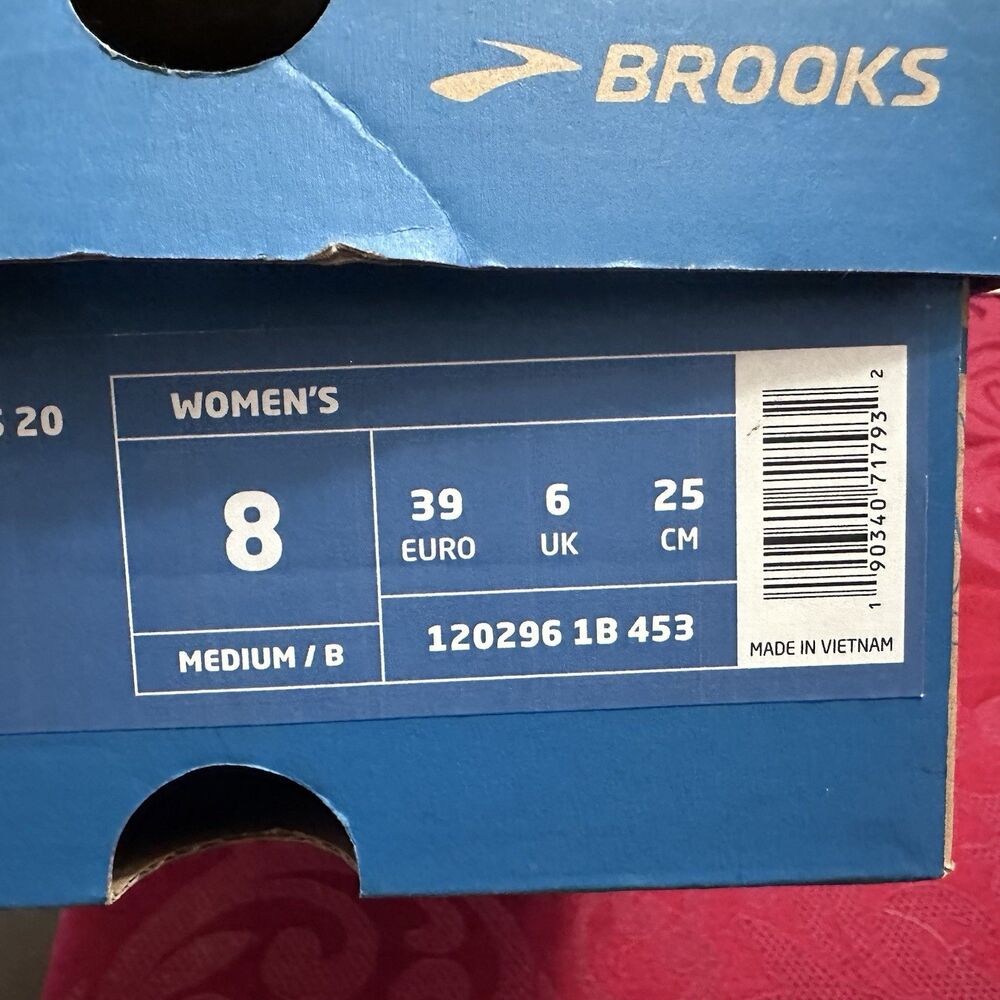 Brooks Adrenaline Running Shoes Womens 8 Medium B Floral Cushion Neutral - Picture 12 of 13